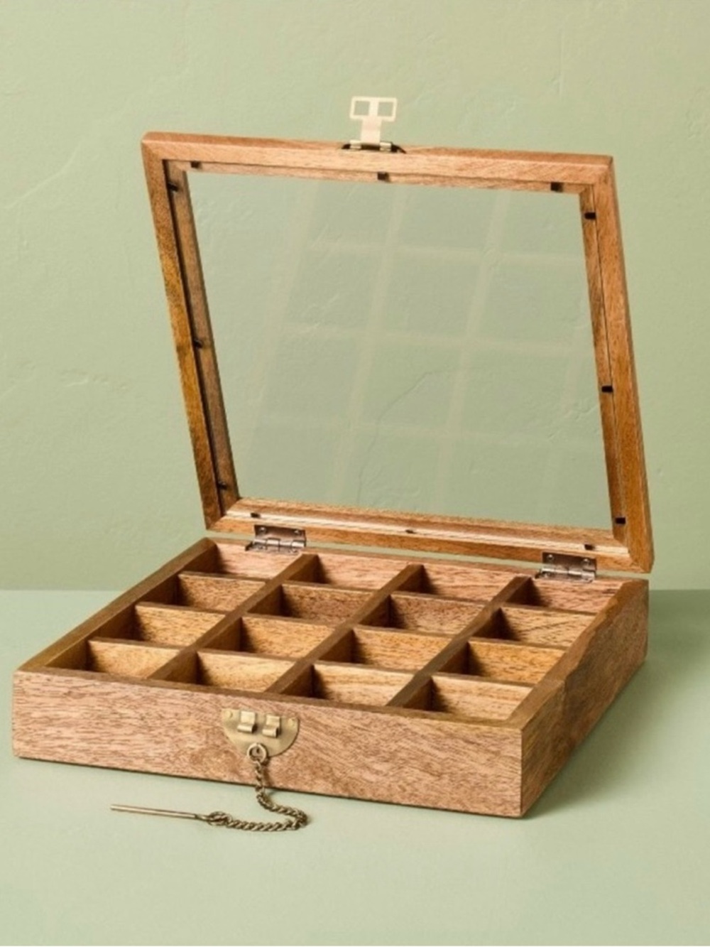 NEW! Small Wood Collectables Box-Hearth & Hand with Magnolia, 10.5”